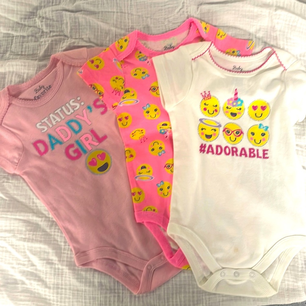 3 Pack of Baby Onesies
